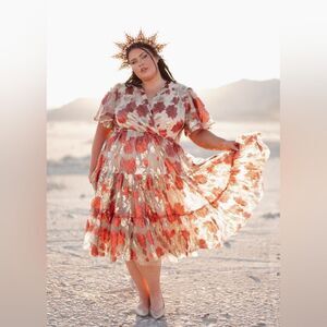 JessaKae Anna dress Golden Hearth NWT 4X